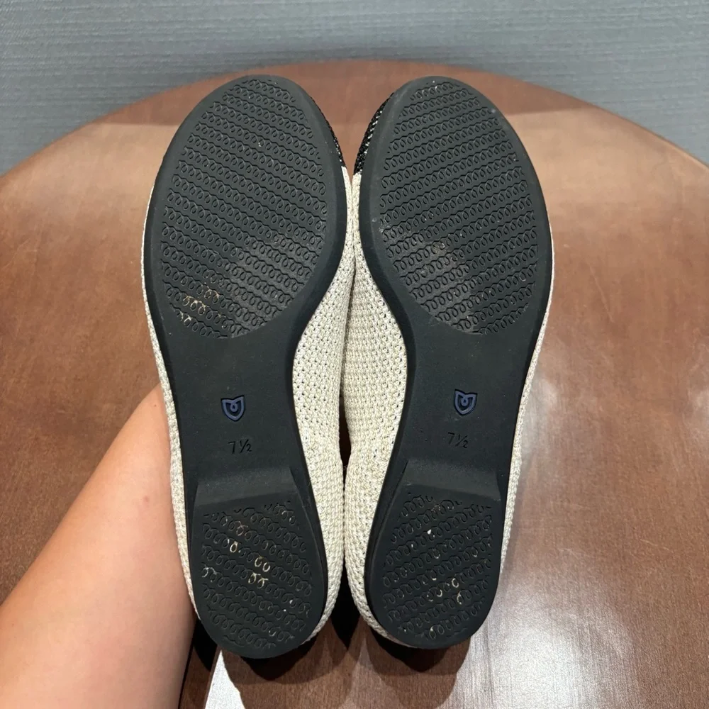 Rothy's Black & White Tweed Ballet Flats - Picture 15 of 15